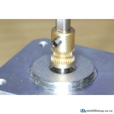 Hobbed Pulley 8mm - Brass