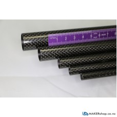 Carbon Fibre Tube 3K Plain Weave OD=10mm, ID=8mm